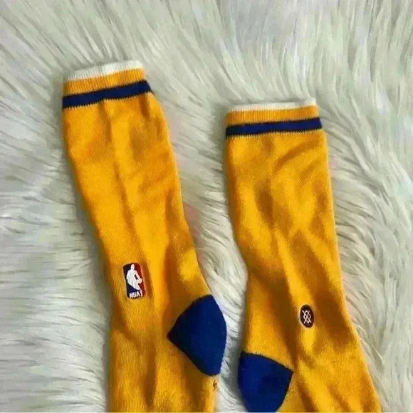 Men’s Stance Arena Golden State Warriors Crew Socks - Picture 6 of 6